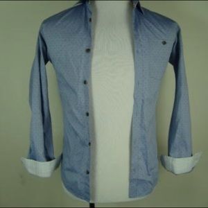 Ted Baker Blue Dot Print Shirt
